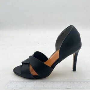 Pazzion Women Sexy Open Almond Toe High Heeled D'Orsay Pumps Slip On Stiletto He